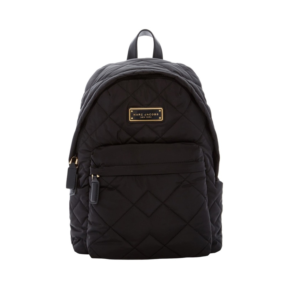 Marc Jacobs Black Quilted Backpack
